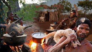 Unveiling The Hadzabe Tribe Masterful African Hunters Catching And Cooking Prey  Full Documentary