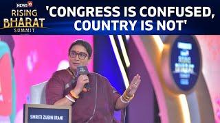 Smriti Irani  Union Minister Smriti Iranis Attack On Congress  News18 Rising Bharat 2024  N18V