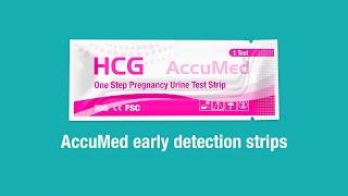 How to Use Pregnancy Strip Test for Early Testing - AccuMed HCG Pregnancy Test Strips