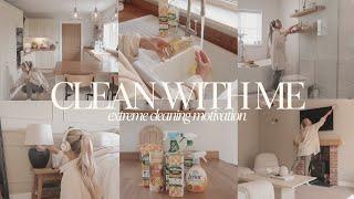 SPRING CLEAN WITH ME  entire house deep cleaning & extreme cleaning motivation 2023