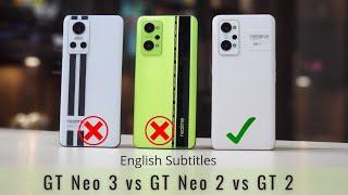 realme GT Neo 3 vs realme GT 2 vs realme GT Neo 2 Full Comparison 
