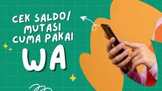 Cek Saldo BRi Lewat Whatsapp  gini caranya