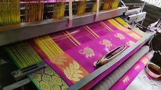 HOW TO MAKE TANT SAREE IN POWER LOOM   তাঁতের শাড়ি তৈরির পদ্ধতি  SAREE OF WEST BENGAL 