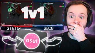 IF YOU WIN THE 1V1 YOU WIN A NEW TABLET osu