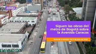 Un cierre más sobre la Avenida Caracas por las obras del metro de Bogotá  Movilidad