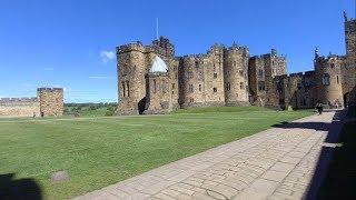 Alnwick Castle Northumberland England Harry Potter remembered.