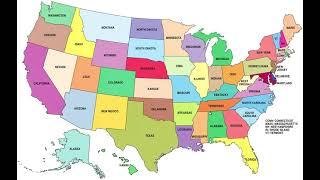 map of USA