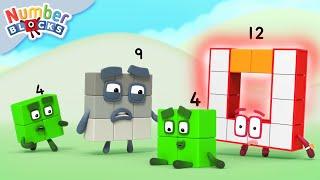 Painting by Numbers and Arty Math  Learn to Count  Maths cartoons for Kids  Numberblocks