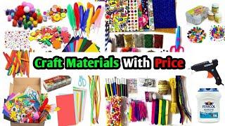 Craft  Materials With Price  My art and craft Materials With Price . Craft Stationary items