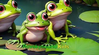 Cinco Ranitas Con Manchitas -  Canciones Infantiles  Super Simple Español  Five Little Frogs Kids