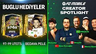 BEDAVA PELE ETKİNLİĞİ BUGLU GELDİ  EA BENİMLE RÖPORTAJ YAPTI  YENİ 97+ UTOTS PAKETLERİ FC Mobile