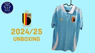  NEW Adidas Belgium EURO 2024 away jersey unboxing Fcfshop