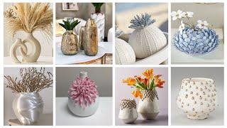 مزهريات 2024 راقية و على الموضة من صنعك الخاص#vaseflower #vase_diy #diy_deco