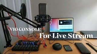 Unboxing #V10 Professional Audio Console for Live Streaming
