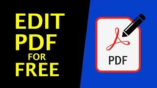 How To Edit PDF Files For Free - Without Changing Format Easy & Fast Way