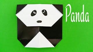 How to make a easy Paper Panda   - Origami for Beginners