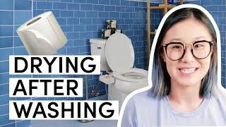 How To Dry Off After Washing With A Bidet