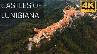Stunning Castles Of Lunigiana Italy - Aerial Footage In 4k
