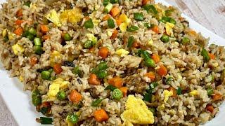 FRIED CHICKEN FRIED RICE  How to make FRIED RICE using LEFTOVER FRIED CHICKEN