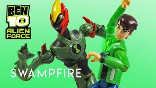 Ben 10 Transformation in Stop-Motion Swampfire Animation