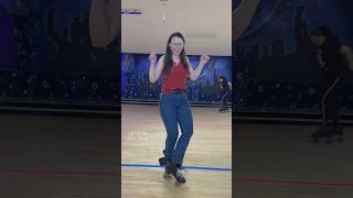 CAN WE INVITE HER TO ANY COOKOUT️️️ #lifeoftheskateparty #rollerskating