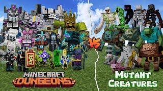 Minecraft Dungeons vs Mutant Creatures  Tribute to Minecraft Dungeons