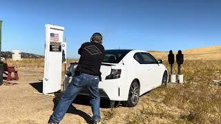 Gas station car jacking drill