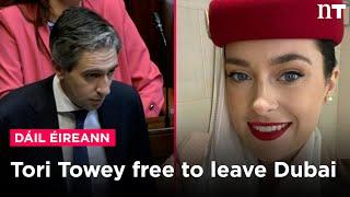 Tori Towey travel ban lifted and she is free to leave Dubai  Newstalk