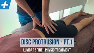 Lumbar Spine Disc Protrusion and Sciatica - Part 1 - Physio Treatment  Tim Keeley  Physio REHAB
