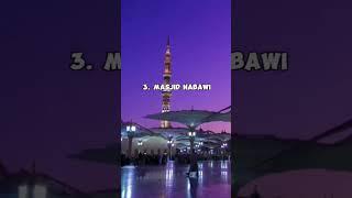 Tempat Suci saat Ibadah Haji dan Umroh #mekkah #madinah #shorts #shortvideo