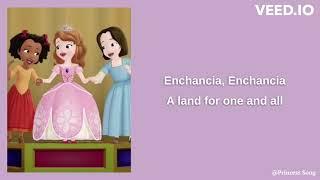 Enchancia Anthem Lyrics Sofia The First  The Amulet & The Anthem Princess Song