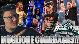 ALLE MÖGLICHEN WRESTLEMANIA 40 COMEBACKS  WRESTLEMANIA 40 PREDICTION