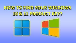 FIND YOUR WINDOWS PRODUCT KEY IN 2 MINUTES Windows 1011