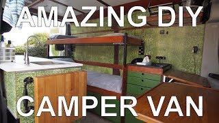 Best Self-Build DIY Camper Van Ive Ever Seen Tour