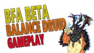 BALANCE DRUID - BfA BETA  MOST BORING DPS IN BETA?? Boomkin Changes & Gameplay  Battle for Azeroth