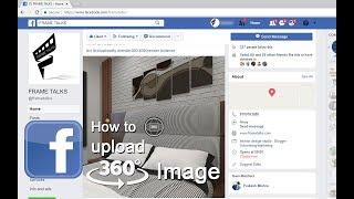 How to upload 360 photo on Facebook