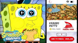 Every Food Item You Can Order in Bikini Bottom Powered by Dorsal Dash  SpongeBob