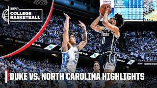 Duke Blue Devils vs. North Carolina Tar Heels  Full Game Highlights  ESPN College Basketball