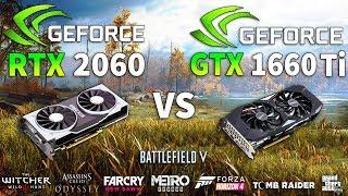 GTX 1660 Ti vs RTX 2060 Test in 8 Games