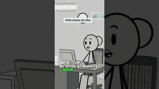 Interviews be like  #animation #youtubeshorts #reels #funnyanimation #funnyvideo #anime #stickman