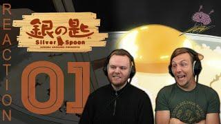 SOS Bros React - Silver Spoon Season 1 Episode 1 - Egg