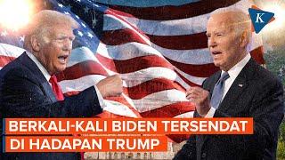 Biden Terbata-bata dalam Debat Capres Trump Saya Tidak Paham yang Ia Katakan