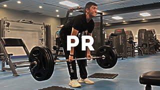 PR  225 lbs for 3 reps DEADLIFT 