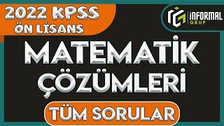 2022 KPSS Ön Lisans Sınavı Matematik Çözümleri  Tüm Sorular ve Detaylı Anlatım