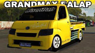 PICKUP GRANDMAX BALAP  MOD BUSSID TERBARU DAIHATSU GRANDMAX PENGAMAN STENLIS MBOIS