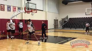 Develop Better Basketball Post Players with the Step Dribble Hop Drill