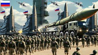 Today 120 Russian Stealth Missiles Brutally Bombard Ukrainian Military Base - ARMA 3