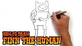 How to Draw Adventure Time  Finn the Human