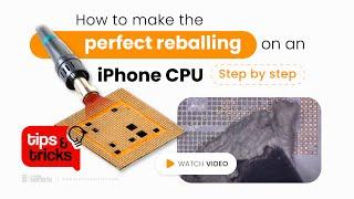 Mastering iPhone CPU Removal Reballing and Installation Tips and Tricks #95