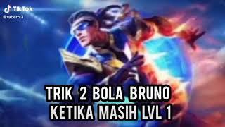 trik 2 bola bruno awalan